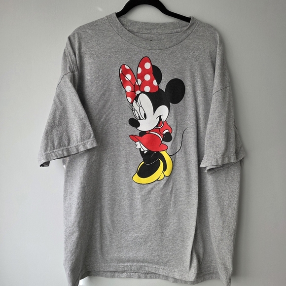 Disney Tops - Disney Gray Tee with Minnie Mouse Graphic